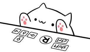Bongo Cat Arrows + Compact input style preview